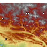 Nearby Forecast Locations - Çukurca - Kaart