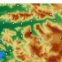Nearby Forecast Locations - Bozdoğan - Kaart