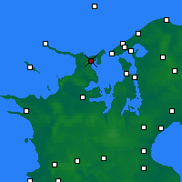 Nearby Forecast Locations - Nykøbing Sjælland - Kaart
