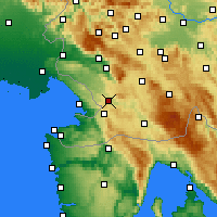 Nearby Forecast Locations - Divača - Kaart