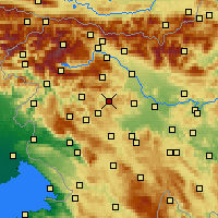 Nearby Forecast Locations - Gorenja vas-Poljane - Kaart