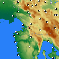 Nearby Forecast Locations - Hrpelje-Kozina - Kaart