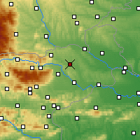 Nearby Forecast Locations - Lenart v Slovenskih goricah - Kaart
