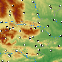Nearby Forecast Locations - Lovrenc na Pohorju - Kaart