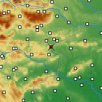 Nearby Forecast Locations - Podčetrtek - Kaart