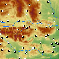 Nearby Forecast Locations - Prevalje - Kaart