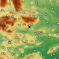 Nearby Forecast Locations - Slovenske Konjice - Kaart