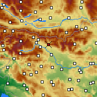 Nearby Forecast Locations - Tržič - Kaart