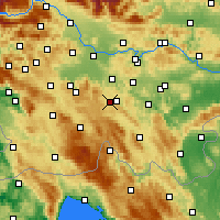 Nearby Forecast Locations - Velike Lašče - Kaart