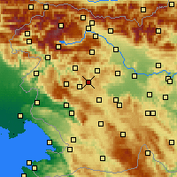 Nearby Forecast Locations - Žiri - Kaart