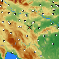 Nearby Forecast Locations - Žužemberk - Kaart