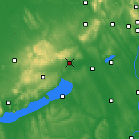 Nearby Forecast Locations - Várpalota - Kaart