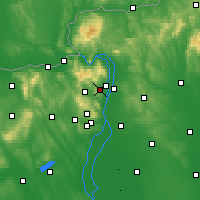 Nearby Forecast Locations - Pomáz - Kaart