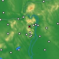 Nearby Forecast Locations - Pilisvörösvár - Kaart