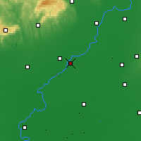Nearby Forecast Locations - Tiszafüred - Kaart