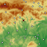 Nearby Forecast Locations - Jelšava - Kaart