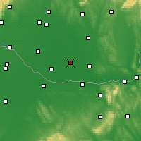Nearby Forecast Locations - Kolárovo - Kaart