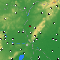 Nearby Forecast Locations - Trnava - Kaart