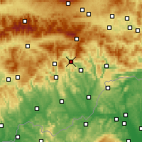Nearby Forecast Locations - Revúca - Kaart