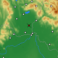 Nearby Forecast Locations - Veľké Kapušany - Kaart