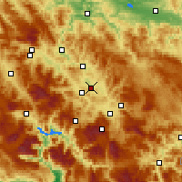 Nearby Forecast Locations - Visoko - Kaart