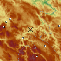Nearby Forecast Locations - Goražde - Kaart