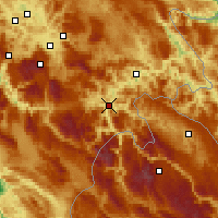 Nearby Forecast Locations - Foča - Kaart