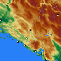 Nearby Forecast Locations - Bileća - Kaart