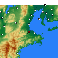 Nearby Forecast Locations - Matsusaka - Kaart