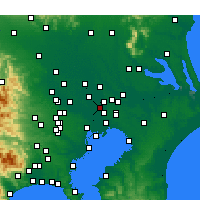 Nearby Forecast Locations - Misato - Kaart