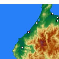 Nearby Forecast Locations - Komatsu - Kaart