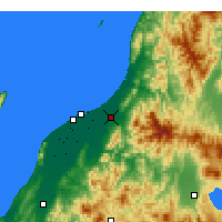 Nearby Forecast Locations - Shibata - Kaart