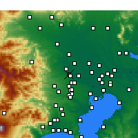 Nearby Forecast Locations - Fujimino - Kaart
