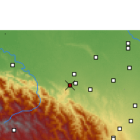 Nearby Forecast Locations - Yapacaní - Kaart