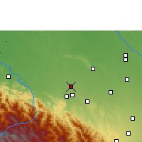 Nearby Forecast Locations - San Juan de Yapacaní - Kaart