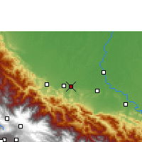 Nearby Forecast Locations - Chimoré - Kaart