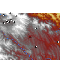 Nearby Forecast Locations - Mizque - Kaart