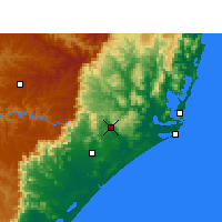 Nearby Forecast Locations - Araranguá - Kaart