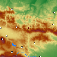 Nearby Forecast Locations - Etropole - Kaart