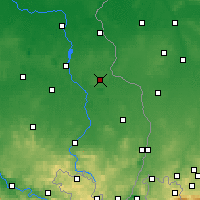 Nearby Forecast Locations - Weißwasser - Kaart