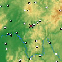 Nearby Forecast Locations - Wächtersbach - Kaart
