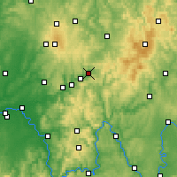 Nearby Forecast Locations - Schlüchtern - Kaart