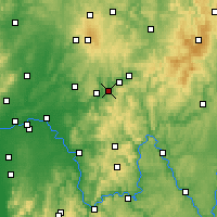 Nearby Forecast Locations - Bad Soden-Salmünster - Kaart