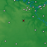 Nearby Forecast Locations - Dourdan - Kaart