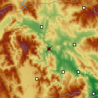 Nearby Forecast Locations - Veles - Kaart