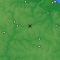 Nearby Forecast Locations - Shpola - Kaart