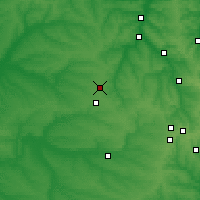 Nearby Forecast Locations - Rodynske - Kaart