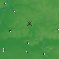 Nearby Forecast Locations - Hloechiv - Kaart