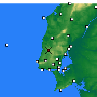 Nearby Forecast Locations - Mafra - Kaart