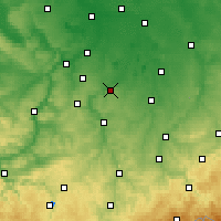 Nearby Forecast Locations - Zeitz - Kaart